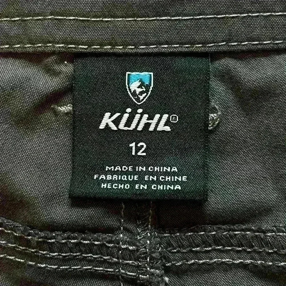 Kuhl Splash Cargo Hiking Shorts Gray Side Pockets Women's Size 12 - Picture 9 of 13
